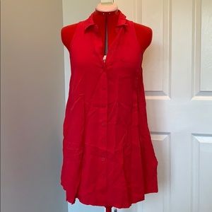 Banana Republic Sleeveless Shirt Dress EUC